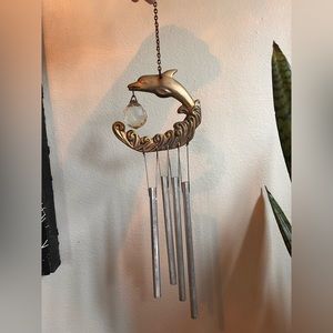 Metal Vintage Dolphin Wind Chime